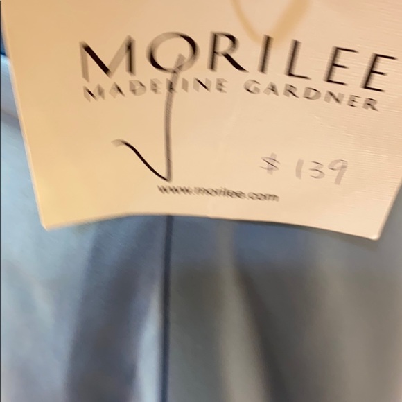 ✔️ slate blue grey bridesmaid dress with pockets - Picture 7 of 9